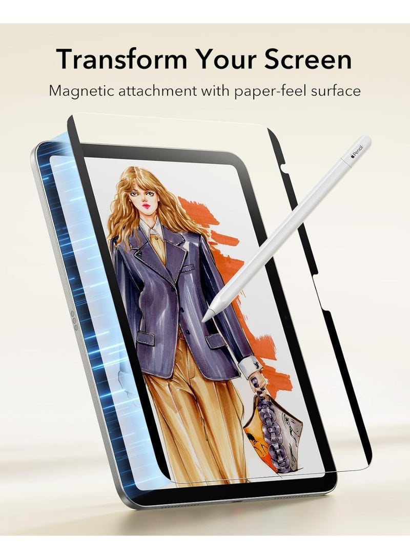 1 Pack Magnetic-like Paper Screen Protector for Huawei Matepad air 11.5/Matepad 11.5 2025/2023/ Matepad 11.5"S 2024/Honor Pad V9 11.5 2025/Honor Gt 11.5 2025/Vivo Pad Air 11.5 , Pencil Touch, Paper Texture, Washable, Anti-Glare, Removable, Reusable Drawing Paper Film - Image 2